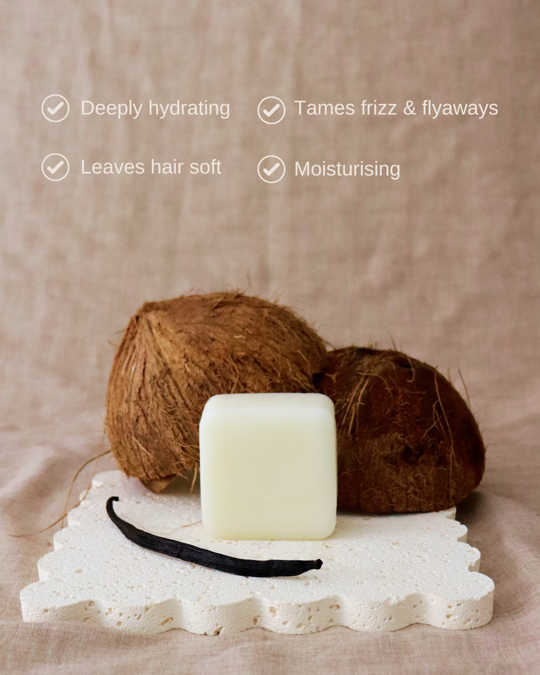 Wash Bloc Conditioner with Coconut & Vanilla benefits